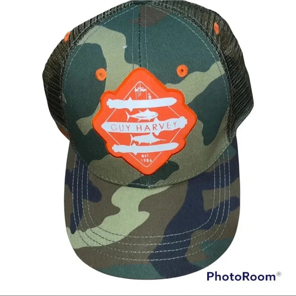 Guy Harvey est 1986 camouflage print - Picture 1 of 3